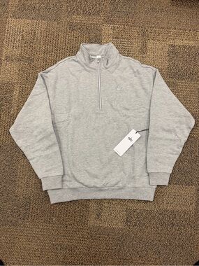 ALO Yoga Gray Quarter-zip